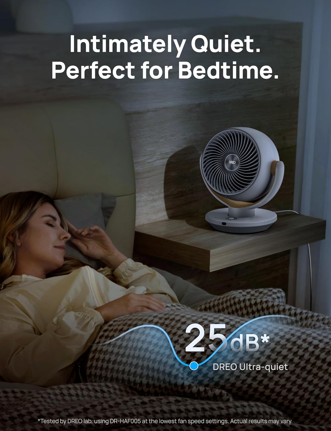 Thumbnail 4 de Dreo Fan for Bedroom Desk Air Circulator with Remote, 11-Inch Table Fan (4 Speeds, 90° Oscillation, 8H Timer)