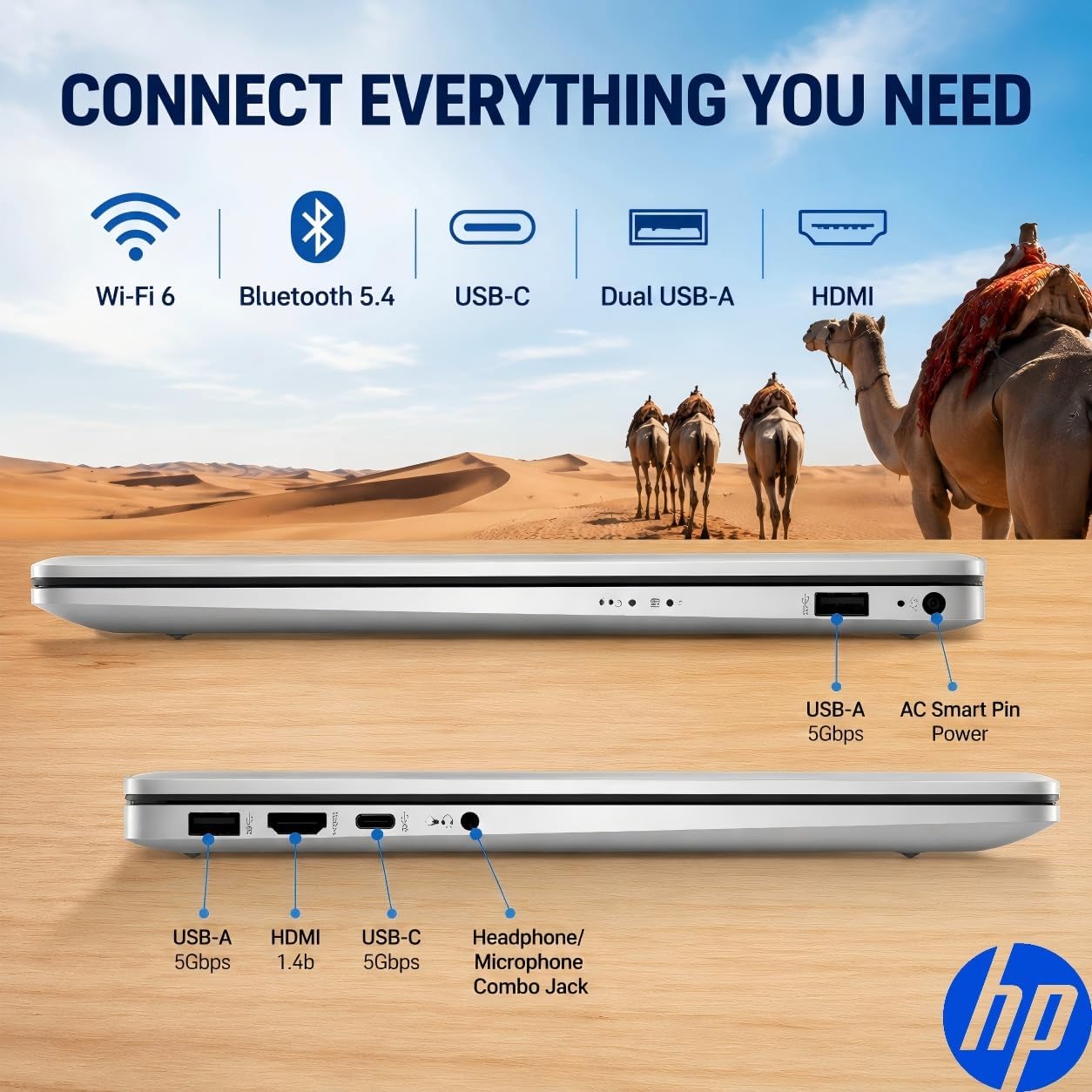 Detalle 2 de HP 17-inch laptop with 17.3-inch display