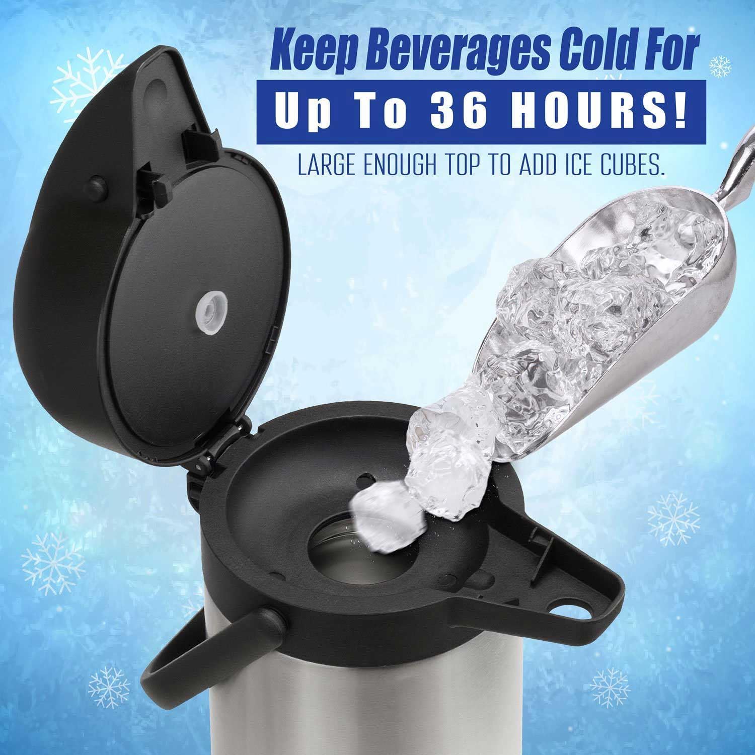 Detalle de 102oz/3L Airpot Coffee Dispenser Thermal Carafe