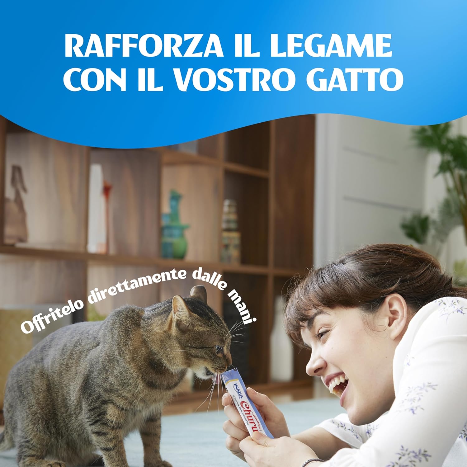 Thumbnail 3 de INABA Churu Snack per Gatti Cremoso in 4 Varietà al Tonno – 60 Stick da 14 g