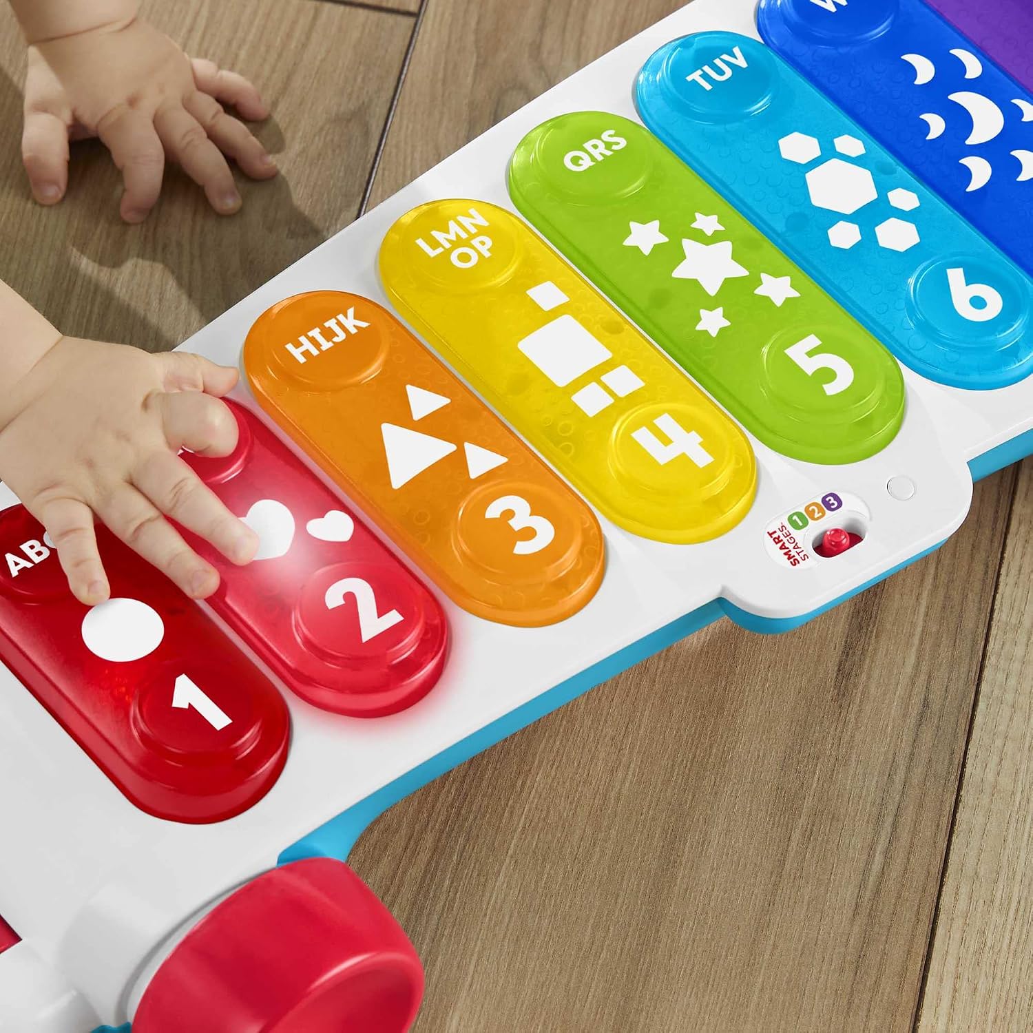 Detalle de Fisher-Price HJK38 grote elektronische xylofoon met 8 toetsen en 4 talen