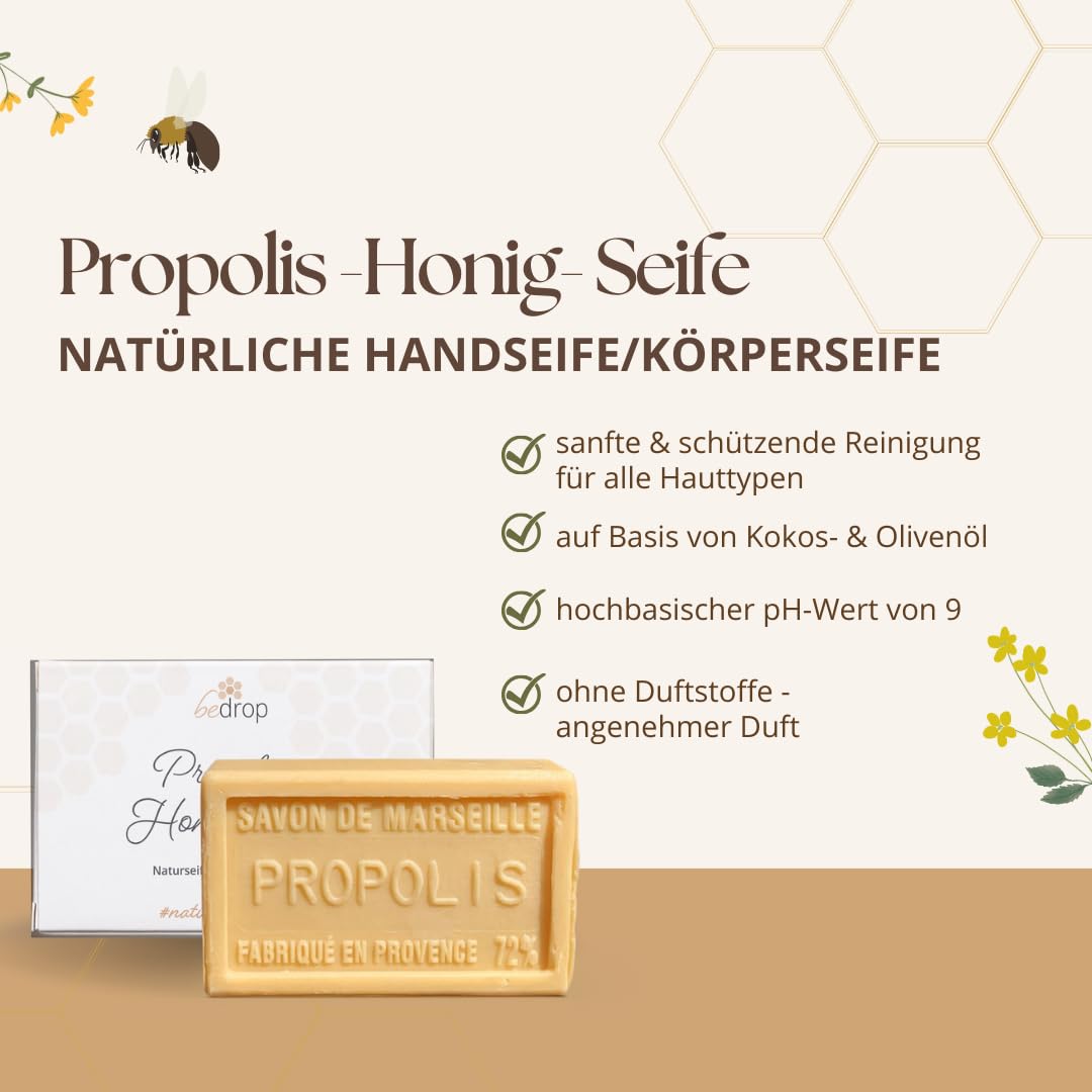 Detalle 2 de bedrop Propolis Seife Naturseife 100 g