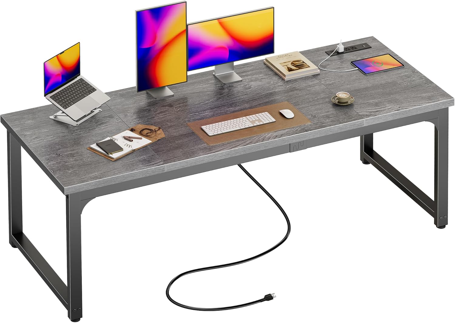 Detalle de Huuger 63x24 Desk with USB-C 🧑
