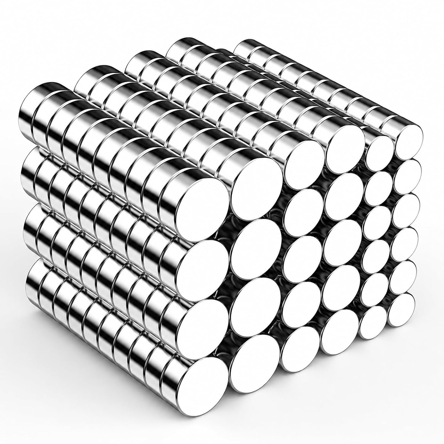 Detalle de TIMHLOYINI 300-Piece Neodymium Disc Magnets, 3 Sizes, 2 mm Thick