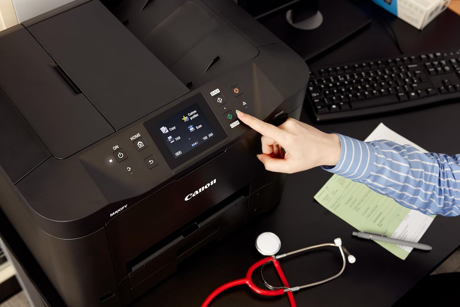 Thumbnail 1 de Canon MAXIFY MB5150 Farbtintenstrahl – Multifunktionsdrucker (DIN A4, 4-in-1, WLAN, Bluetooth) in Schwarz