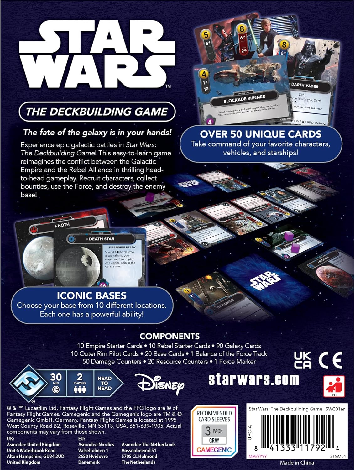 Detalle 2 de Star Wars: The Deck-Building Game — Two-Player Strategy Card Battle