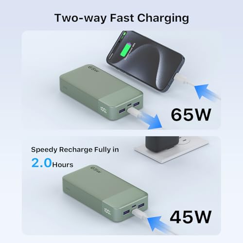 Thumbnail 2 de NOBIS 20000mAh 65W Power Bank Caricatore Portatile
