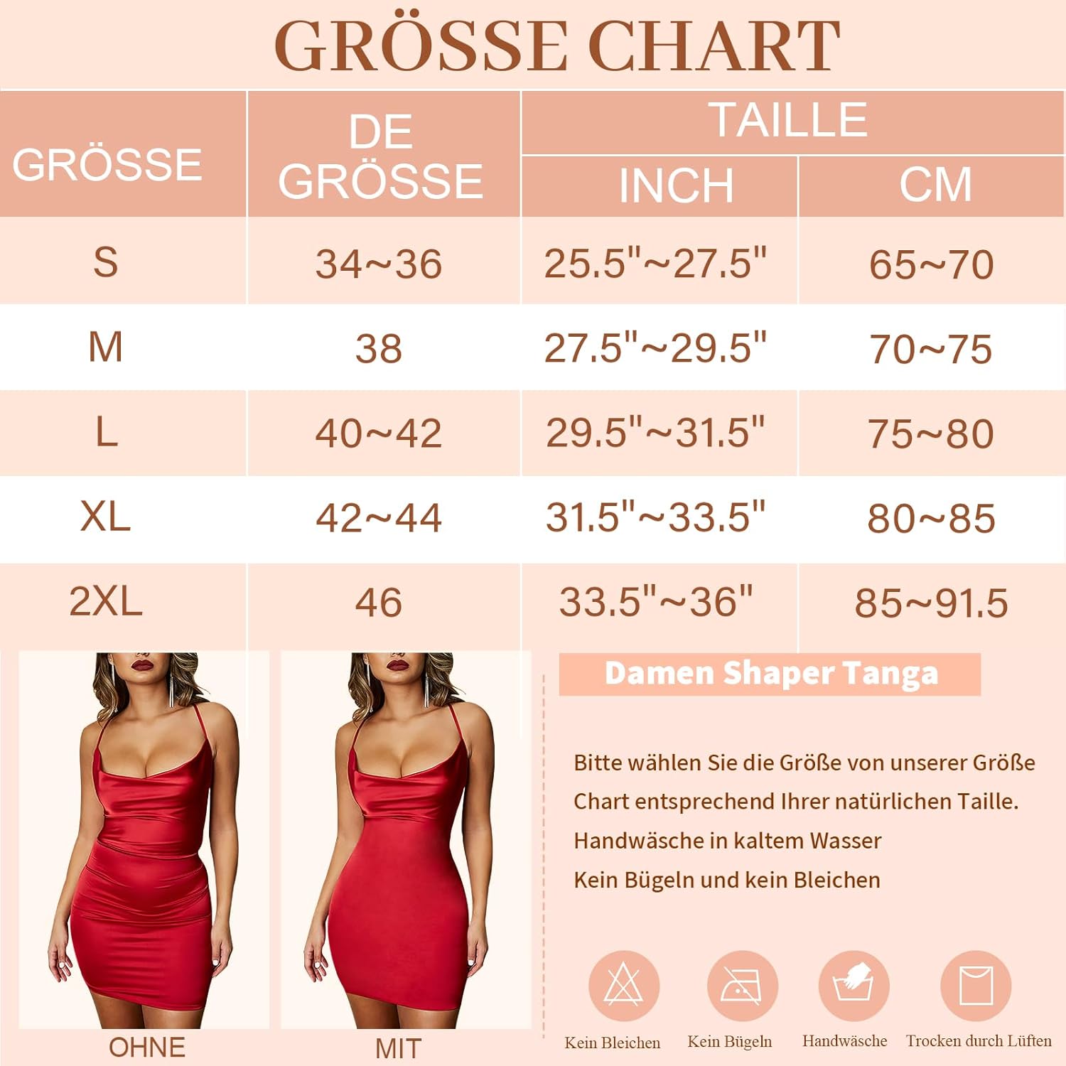 Thumbnail 5 de YARRCO Damen Bauchweg Unterhose (String/Tanga) als Shapewear – nahtlos & figurformend