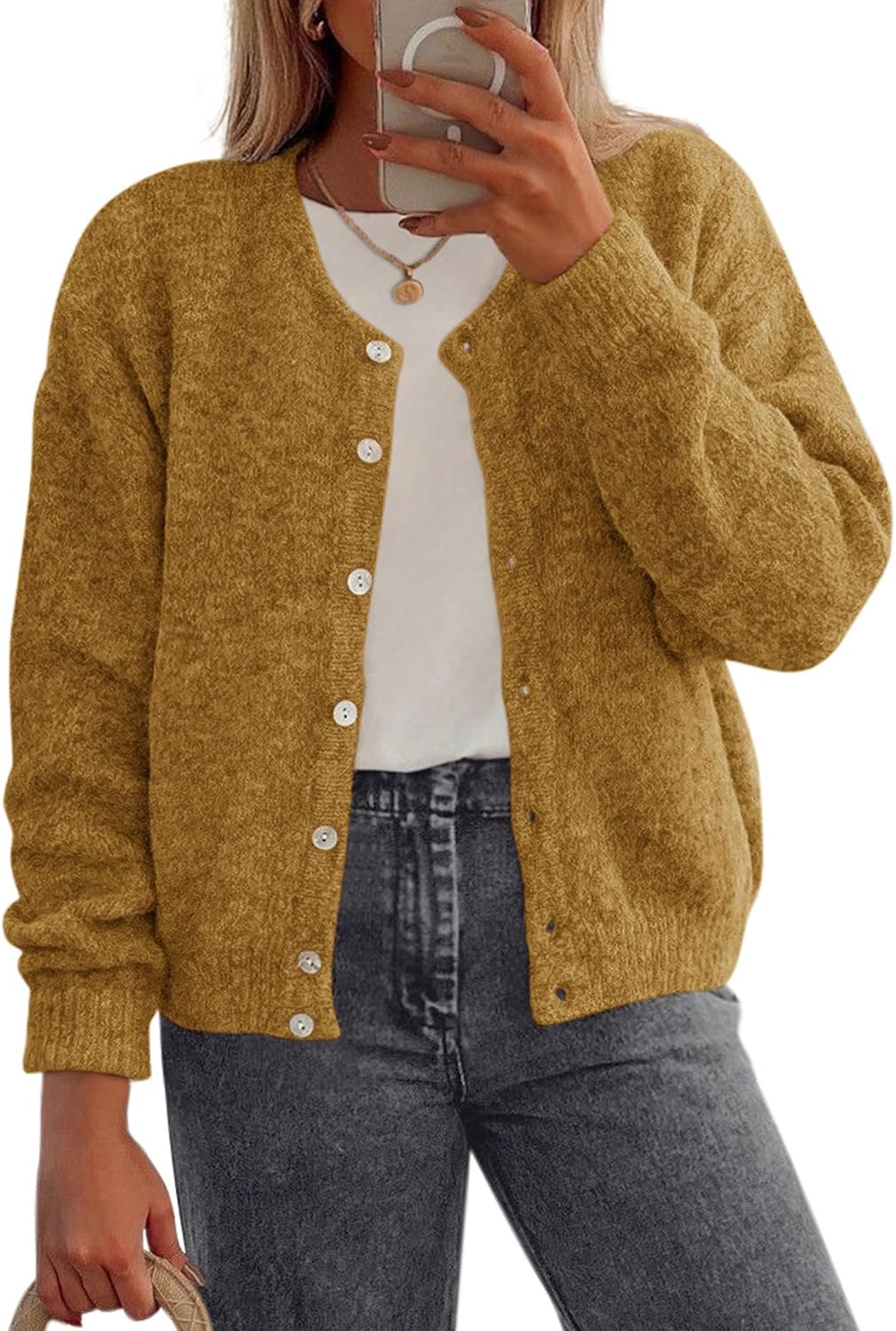 Thumbnail 5 de PRETTYGARDEN Fall Long Sleeve Cardigan for Women