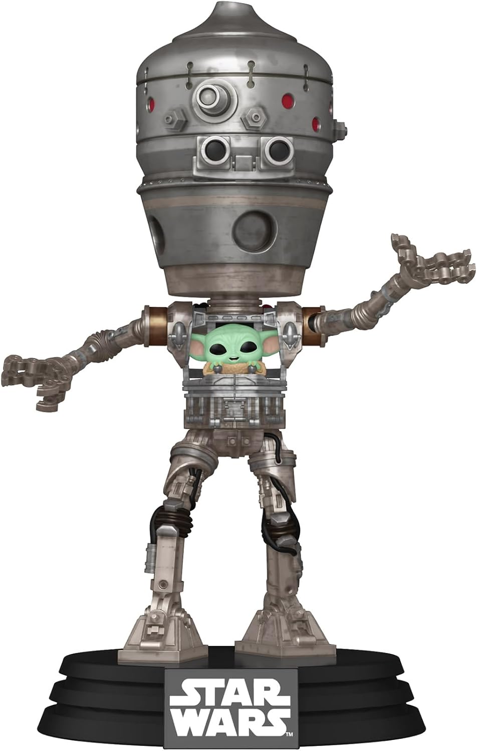 Thumbnail 1 de Funko Pop! Deluxe: Star Wars The Mandalorian – Grogu (the Child, Baby Yoda) IG-12