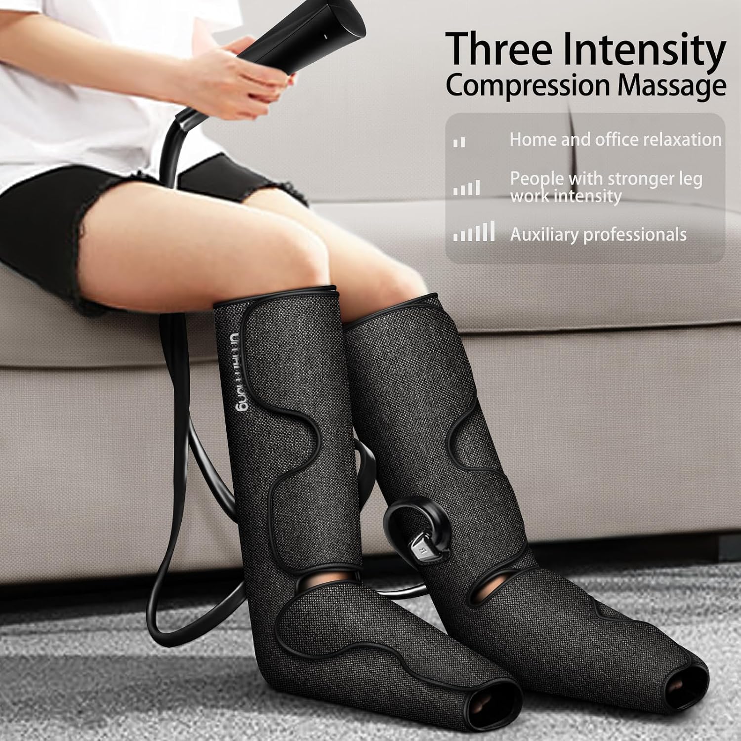 Detalle de UMARMUNG Air Compression Leg Massager with Heat