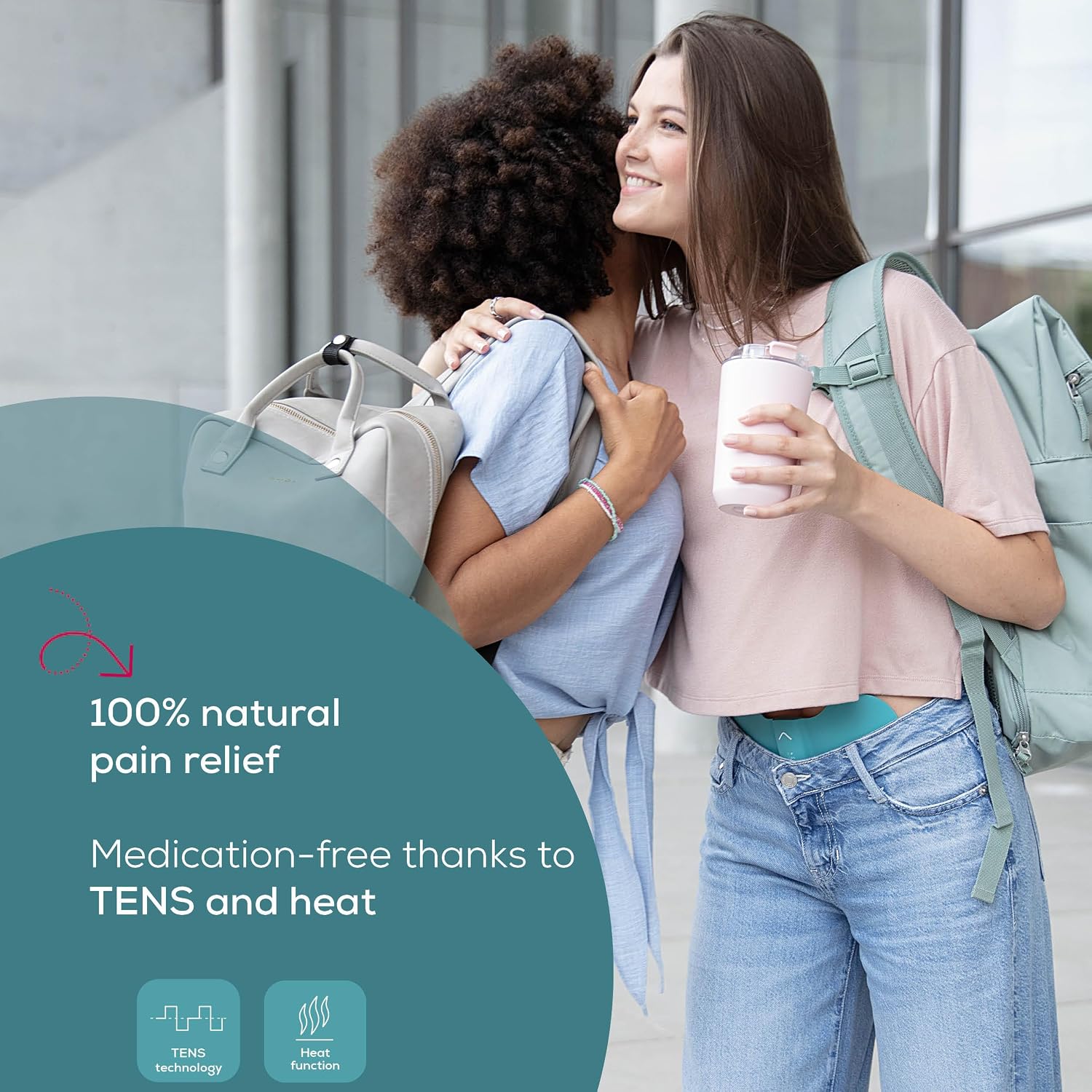Thumbnail 1 de Beurer EM55 Menstrual Relax+: TENS & Heat for Natural Menstrual Pain Relief