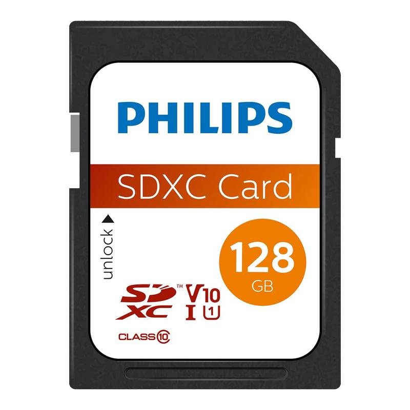 Detalle 2 de Tarjeta SD Philips FM12SD55B/00 128 GB: fiable y rápida para fotografía y vídeo