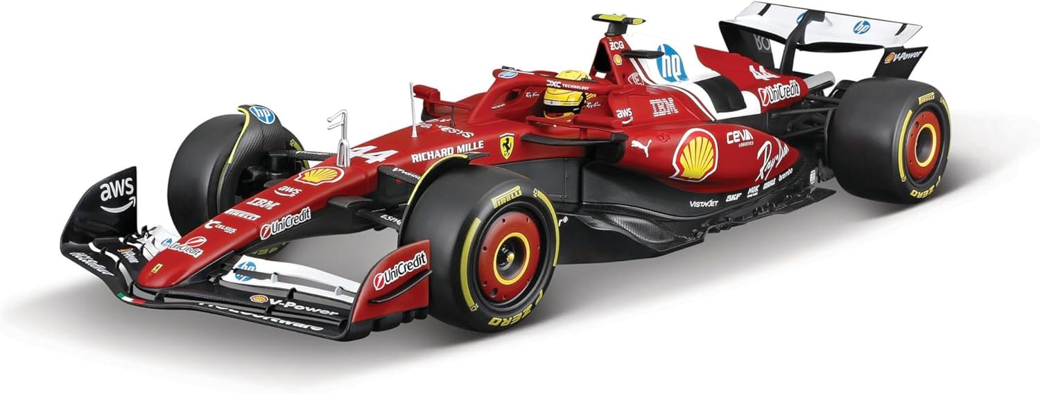 Bburago F1 Ferrari SF-25 2025 Lewis Hamilton 1:18 Diecast Model