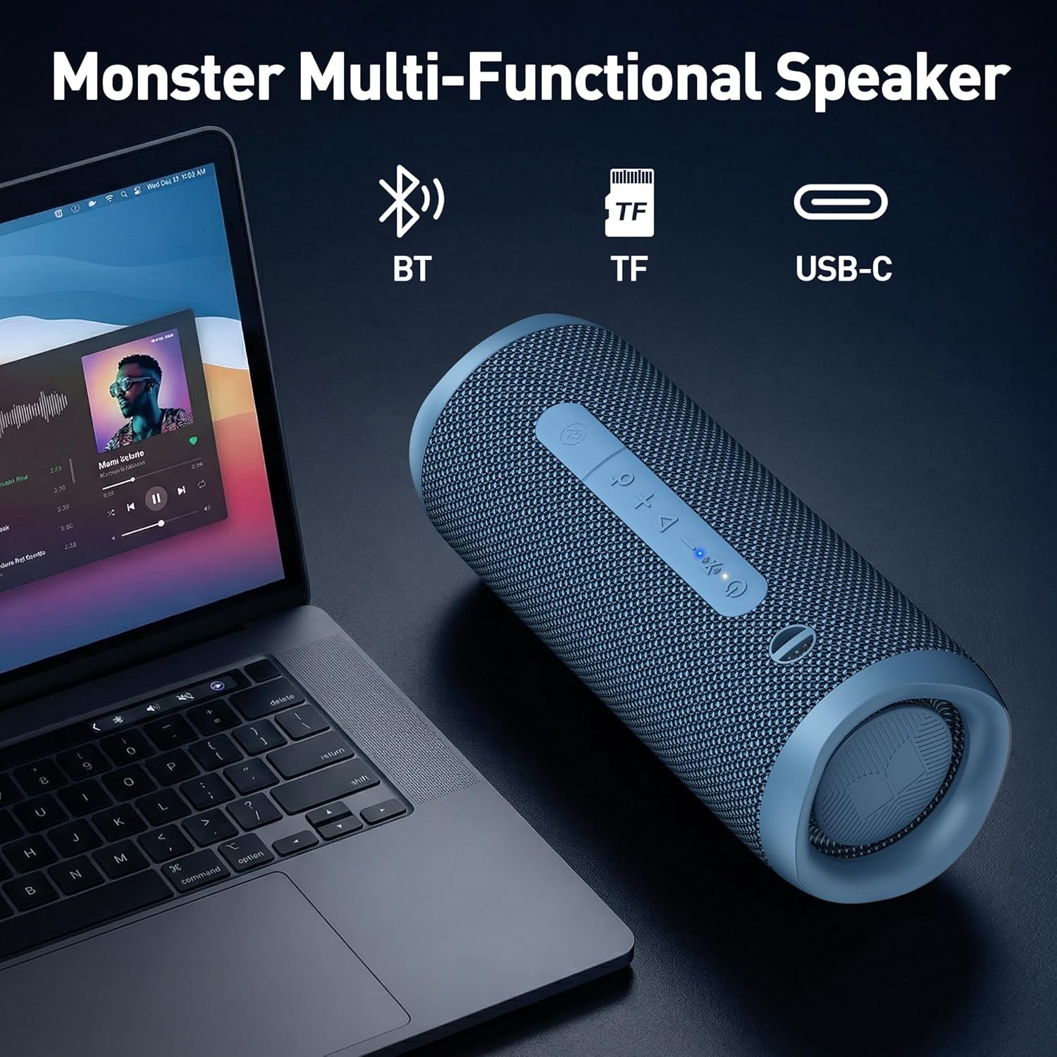 Thumbnail 3 de Monster S620 Bluetooth Speaker (S620) — 60W Portable Outdoor IPX8, Bluetooth 5.4 & True Wireless Stereo