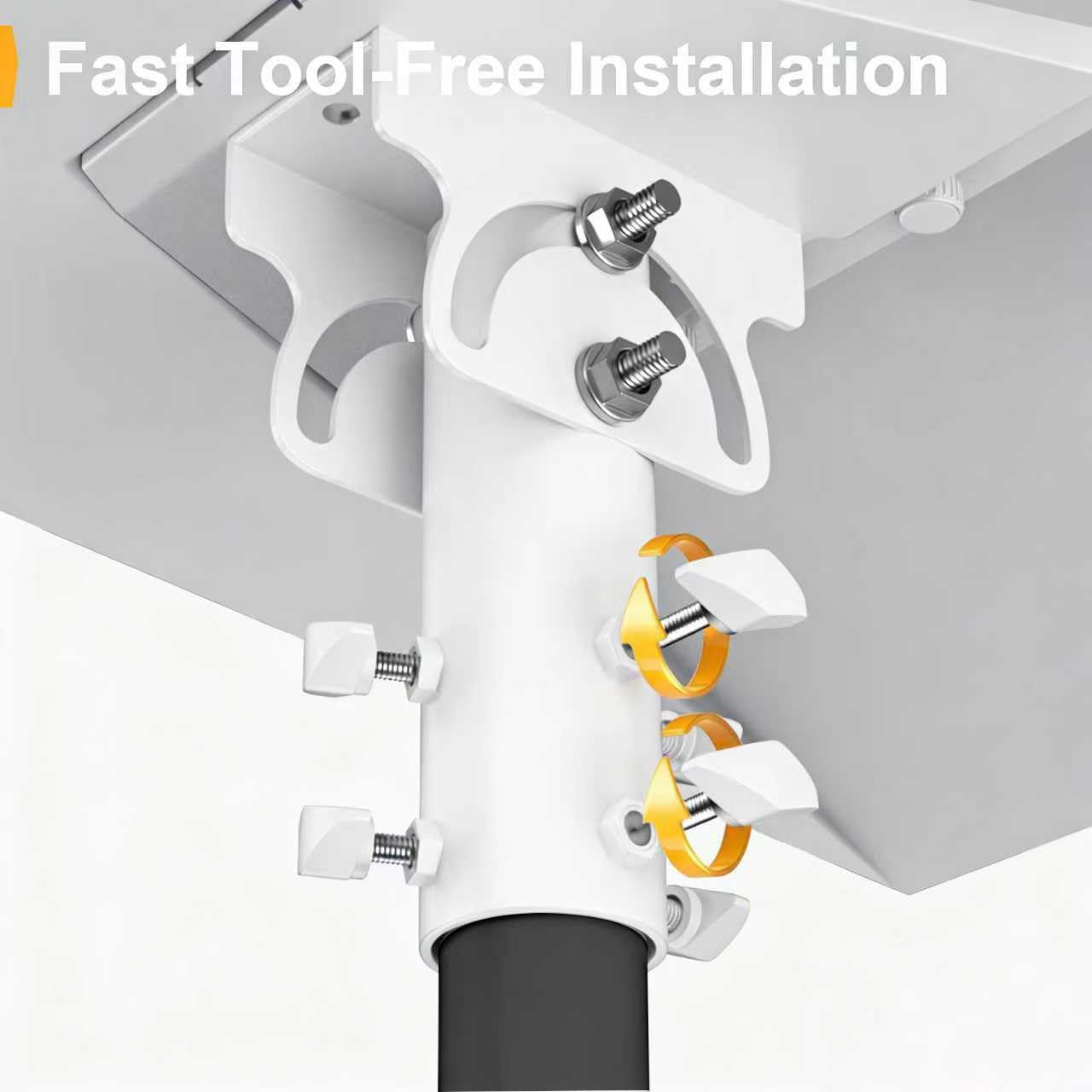 Thumbnail 3 de Starlink Gen 3 Mount: Pole Mount & Pipe Adapter for 4/4X/V3 Dish