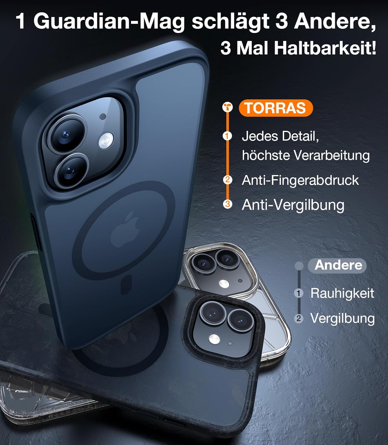 Thumbnail 1 de TORRAS Guardian-Mag iPhone 12 Hülle
