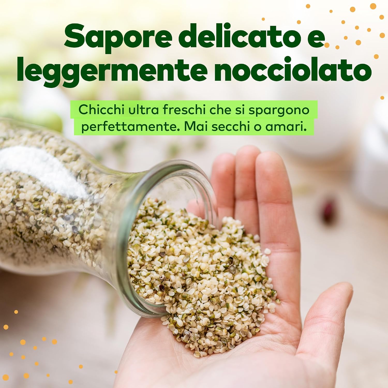 Detalle 2 de jorus SGUSCIATI semi di canapa 1 kg 🌱