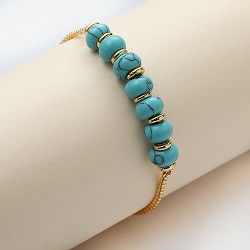 Detalle de Gempires Turquoise Bolo Bracelet by GEMPIRES NATURE’S TREASURE