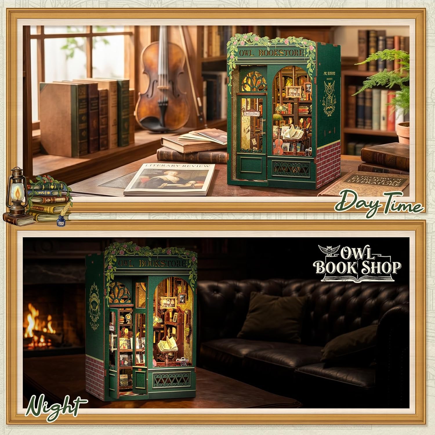 Thumbnail 2 de Cutefun Book Nook 139 pieces