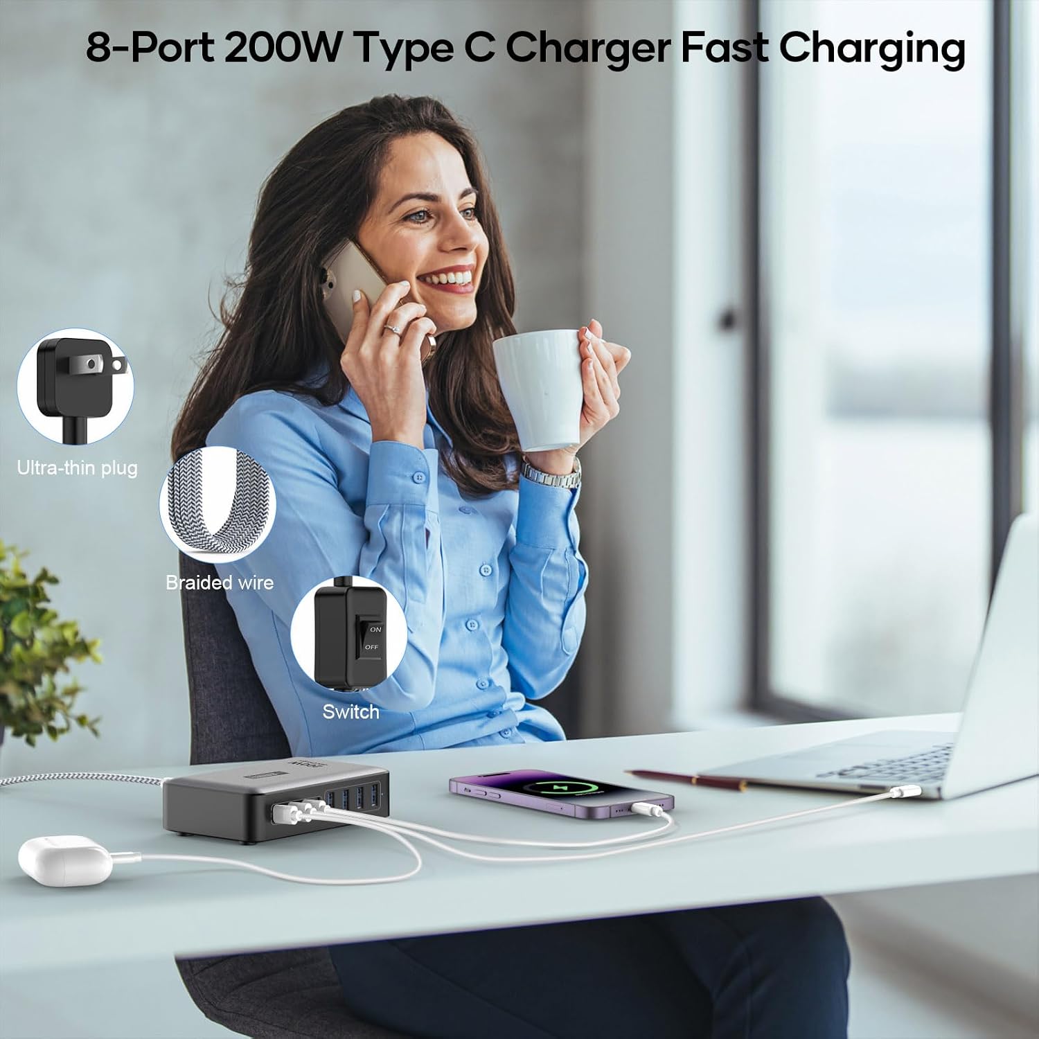 Thumbnail 6 de 5ft Flat Figure-8 Power Cord 10A