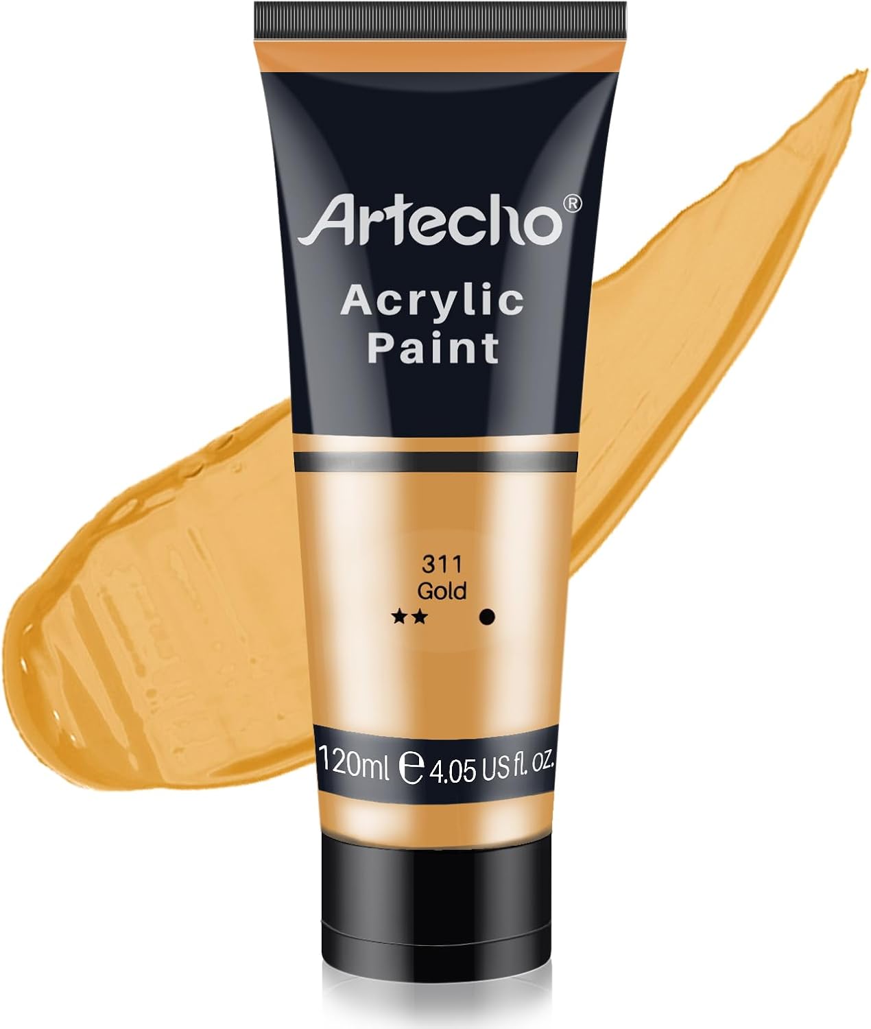 Artecho Acrylfarbe Gold 120 ml 🎨