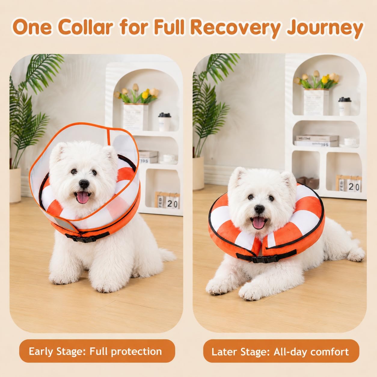 Thumbnail 4 de Avont Inflatable Dog Cone, 7.9–11-inch Neck