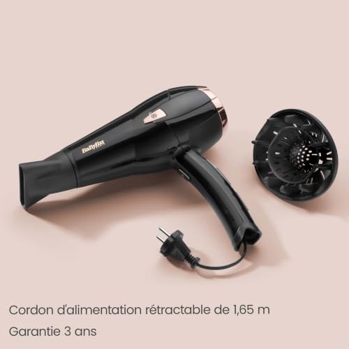 Thumbnail 10 de BaByliss Sèche-cheveux Cordkeeper 2000W – Sèche-cheveux puissant avec cordon rétractable
