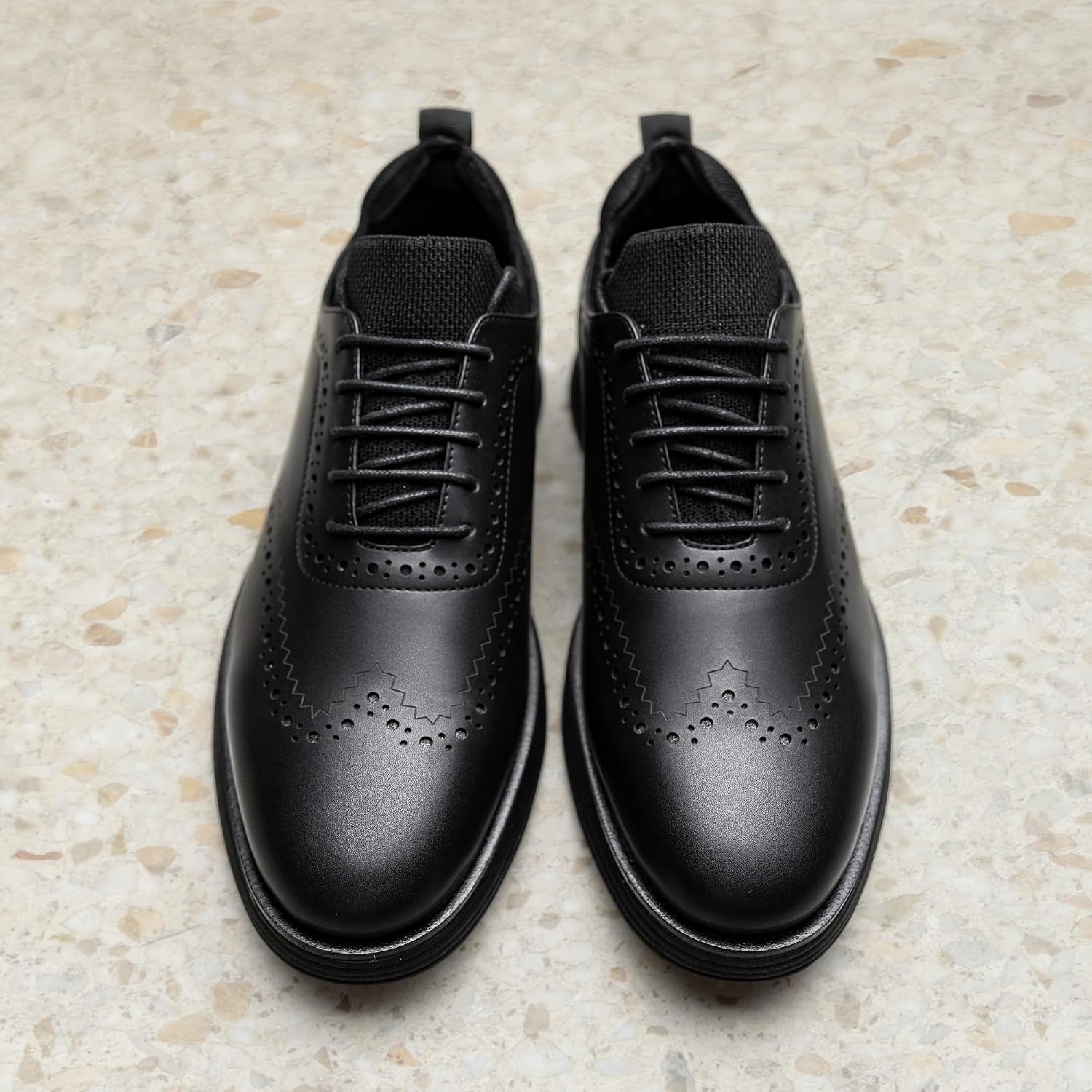 Detalle de Bruno Marc Men's MaxFlex Dress Sneakers Oxfords Casual Wingtip Brogue Shoes 👞