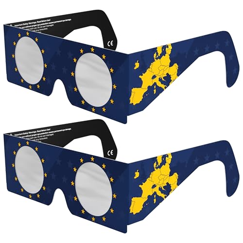 Gafas Eclipse Solar Homologadas ISO 12312-2 CE EPI | Absolute Eclipse – Pack 2