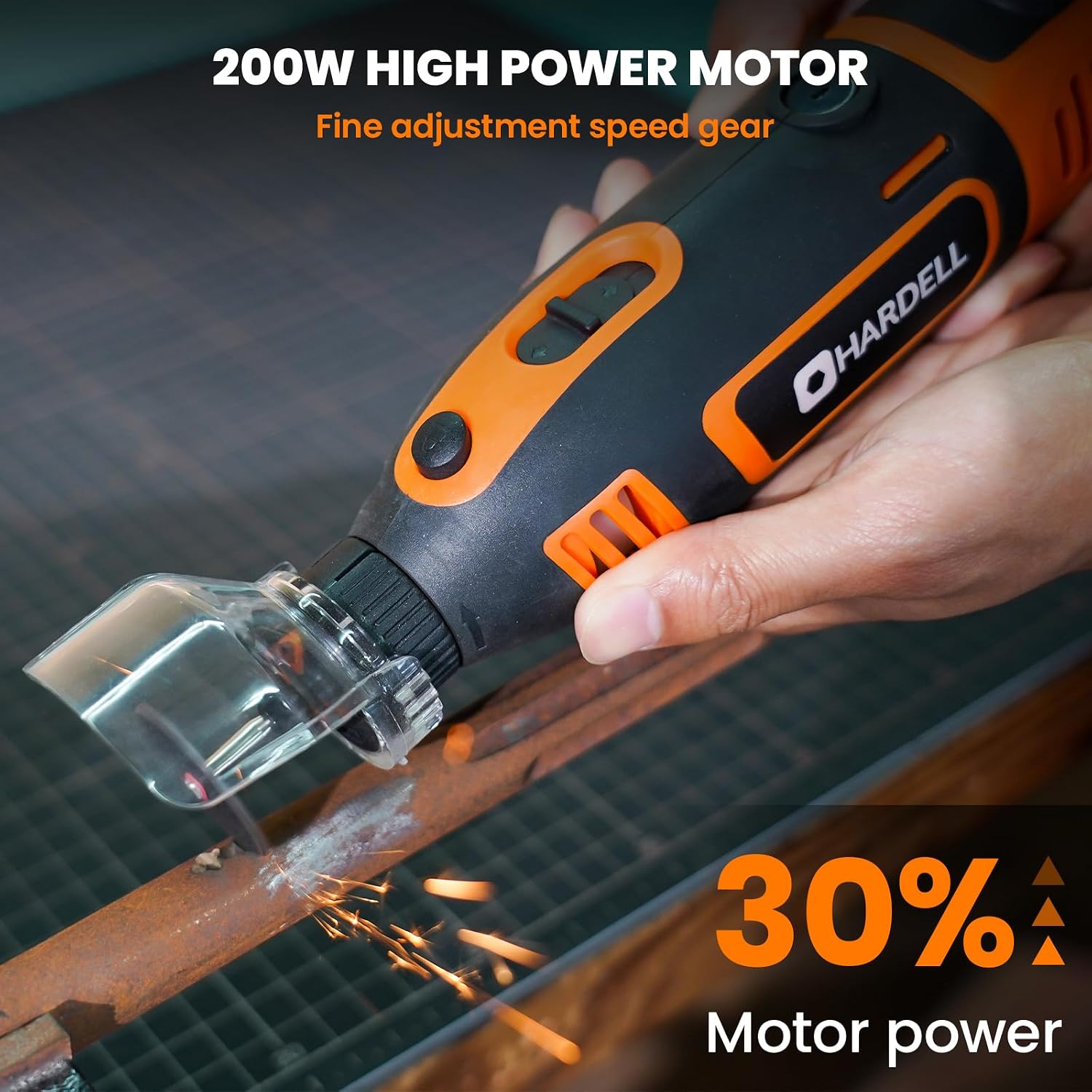 Detalle 2 de HARDELL Corded Rotary Tool 200W