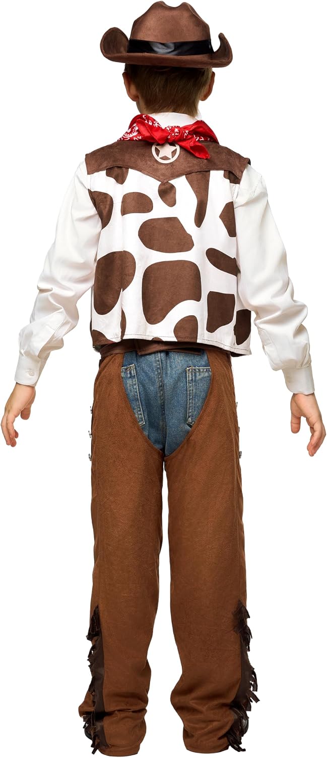 Thumbnail 3 de Spooktacular Creations Boys' Cowboy Costume Set, 8-Piece