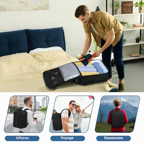 Thumbnail 7 de LIGSAN Bagage Cabine 40x30x20 cm – Sac à Dos cabine 24 L pour Ryanair et compagnies aériennes