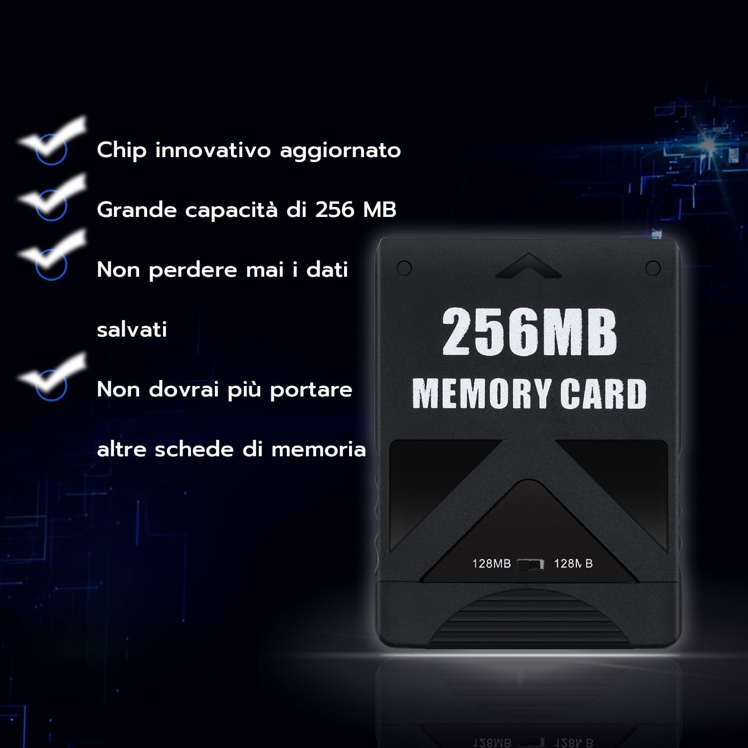 Thumbnail 5 de Mcbazel 256MB Memory Card per PS2