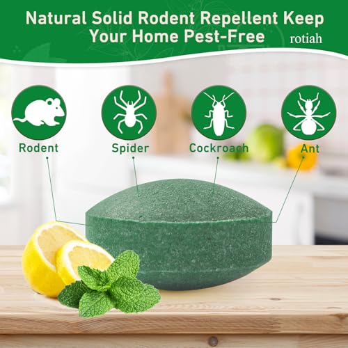 Detalle de ROTIAH Pest Rodent Repellent Peppermint Oil, 24 Pack