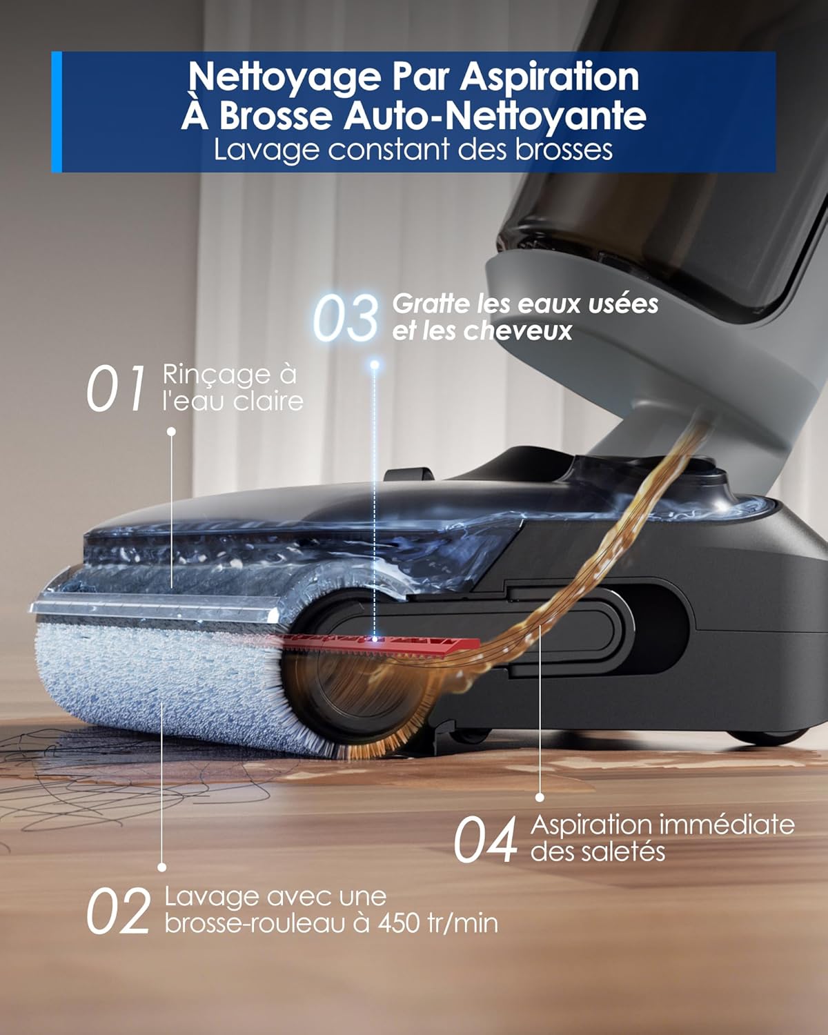 Thumbnail 3 de Tineco i5 Stretch aspirateur laveur 20 kPa 🧹