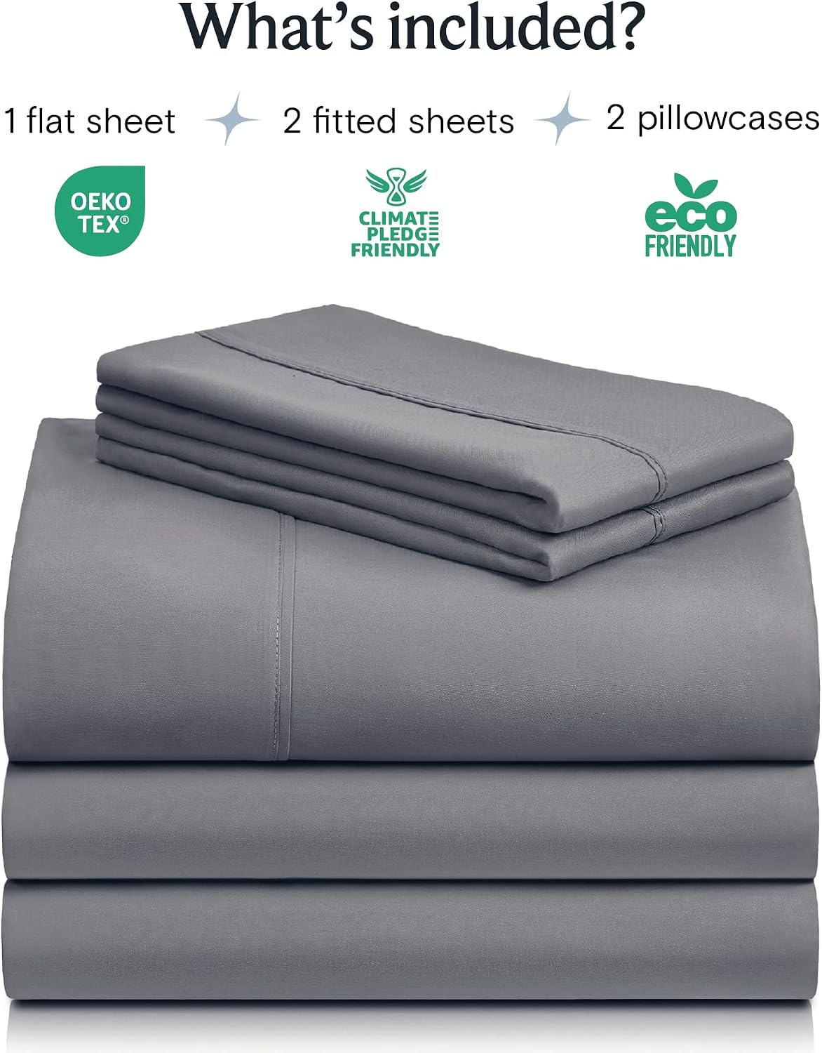 Detalle 2 de LuxClub 5 PC Split King Sheet Set