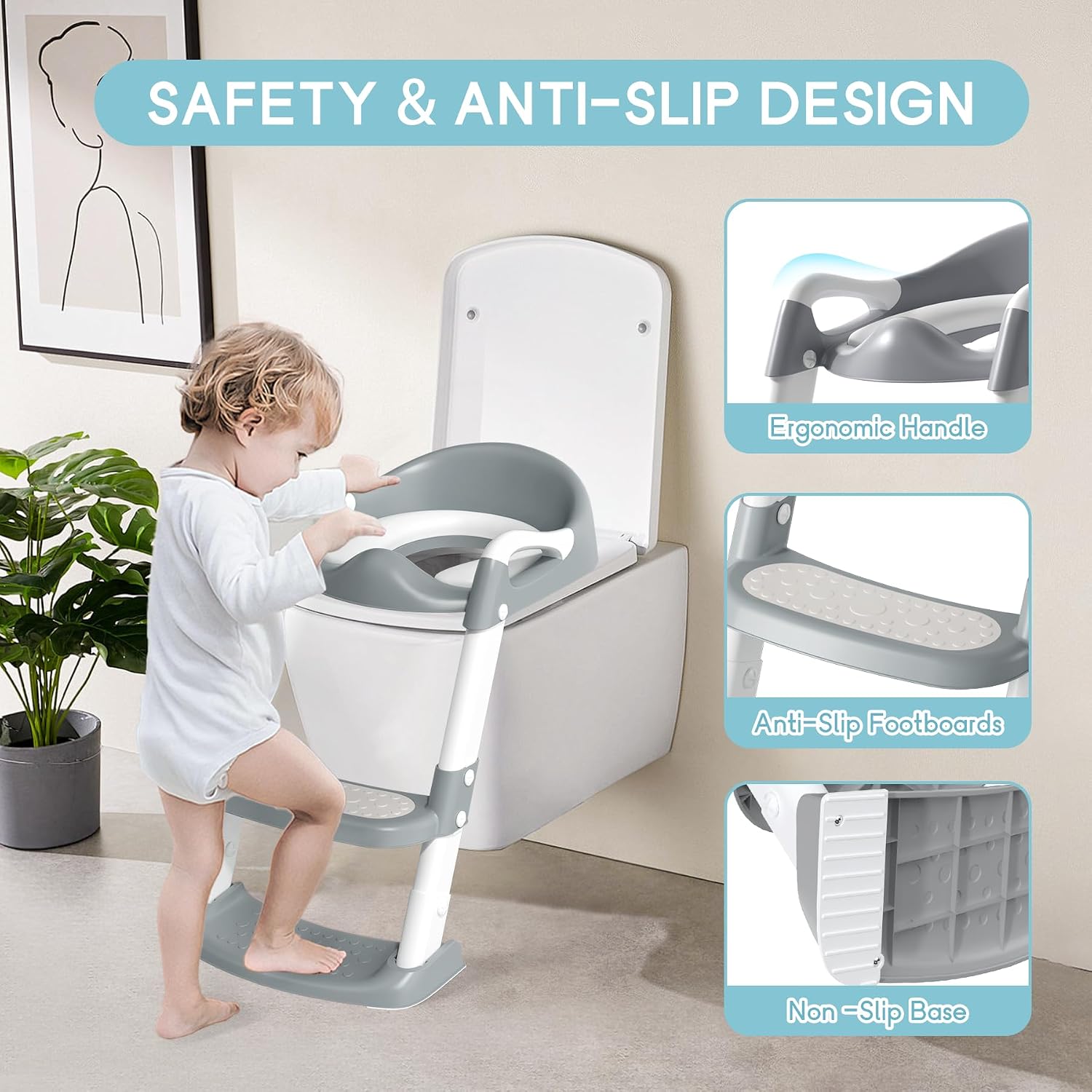 Thumbnail 2 de COOSEYA Toilettensitz Kinder 41–44 cm 🚽