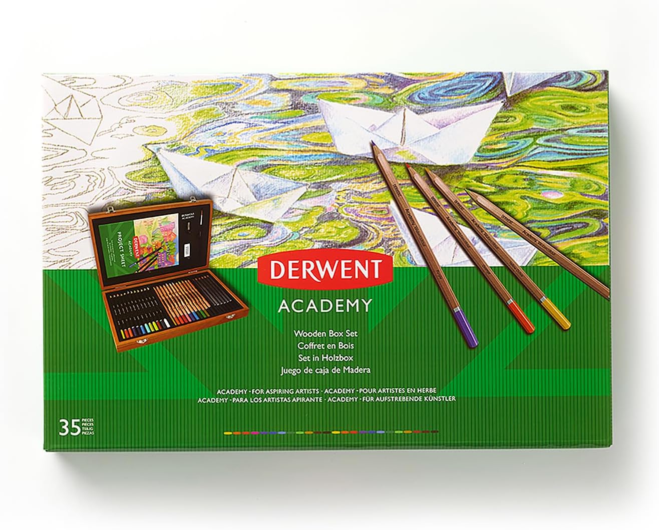 Detalle 2 de Derwent Academy 35-piece starter art set 🎨