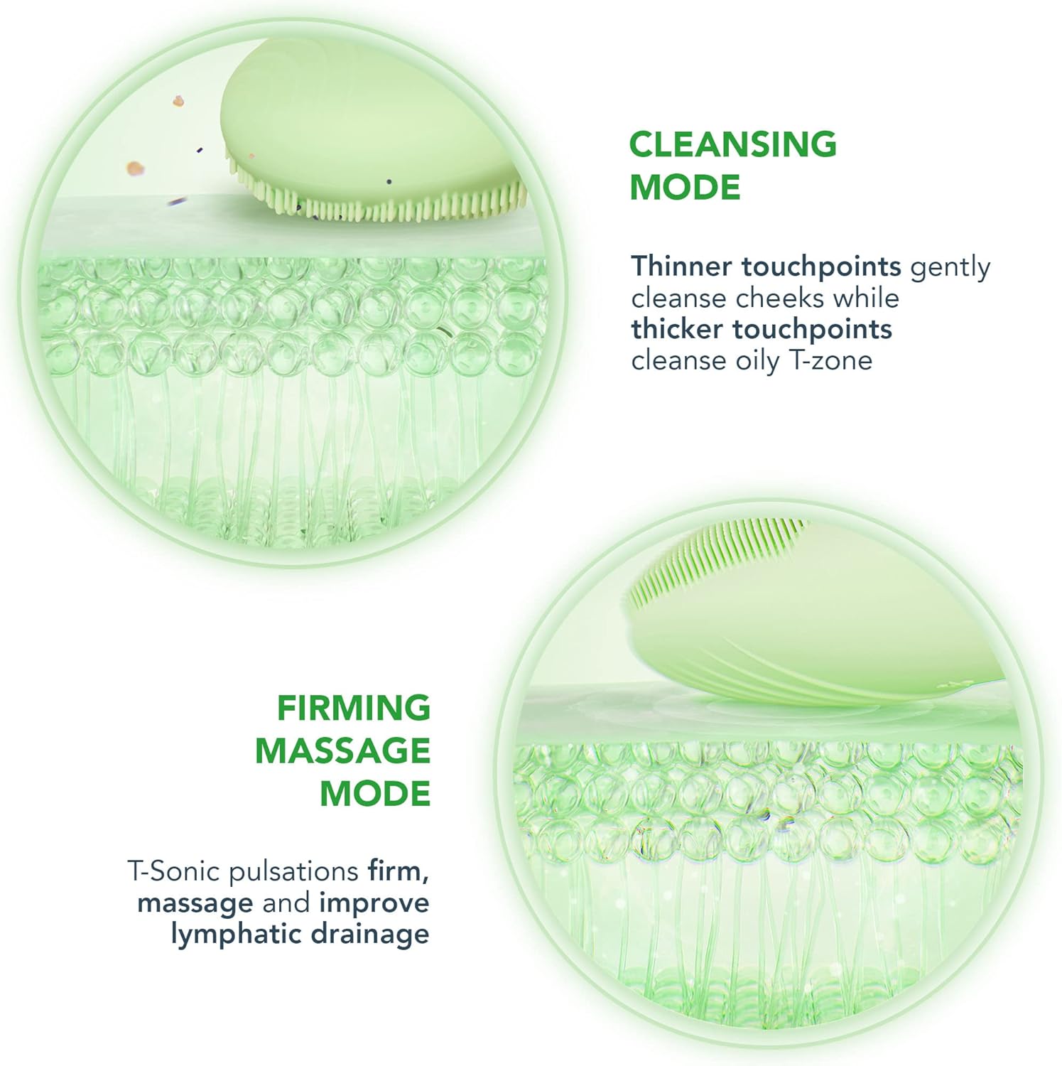 Thumbnail 3 de FOREO LUNA 4 go spazzola viso compatta con 2 zone, massaggio rassodante e assorbimento skincare