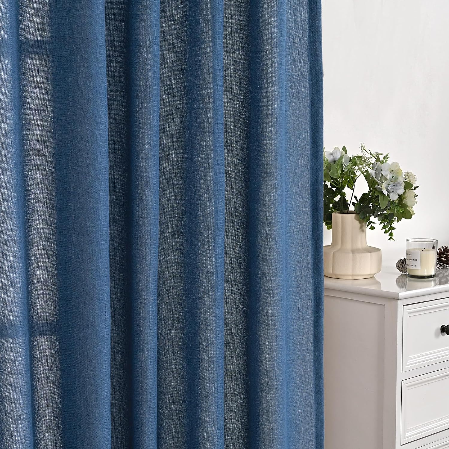 Thumbnail 6 de YoungsTex Linen Curtains 52 x 84 Inch