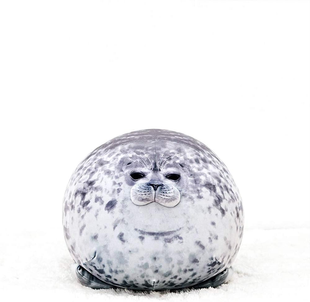 Detalle de ETAOLINE Chubby Blob Seal Pillow – Cute Seal Plush Toy