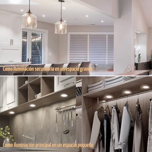 Thumbnail 6 de Pack 10 Downlight LED Techo Empotrable 5W Tomosu: ojos de buey LED, 4000K