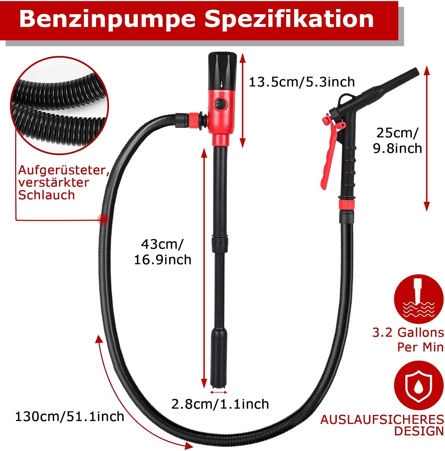 Thumbnail 1 de innhom Kraftstoffpumpe 3.2 GPM