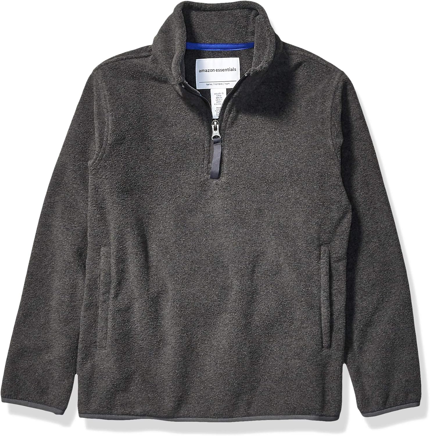 Detalle 2 de Amazon Essentials Boys and Toddlers' Polar Fleece Quarter-Zip Pullover Jacket — a practical everyday layer