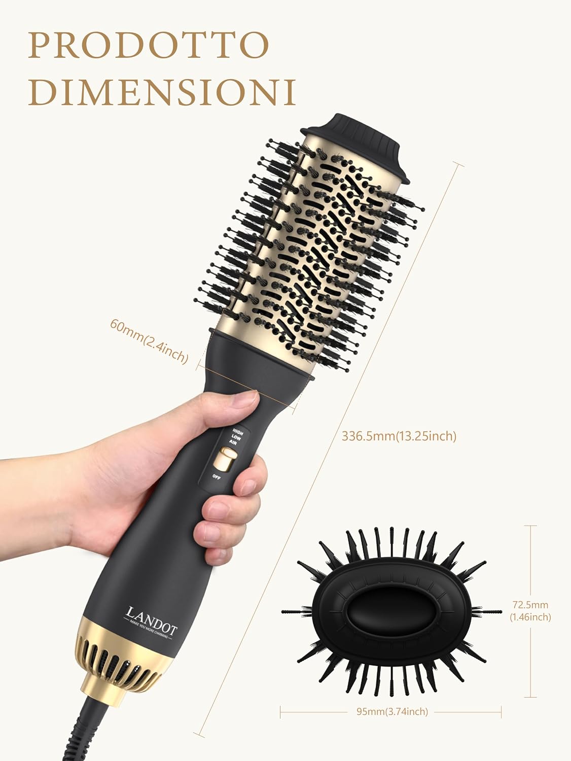 Thumbnail 5 de One-Step Spazzola Asciugacapelli 3‑in‑1 per capelli