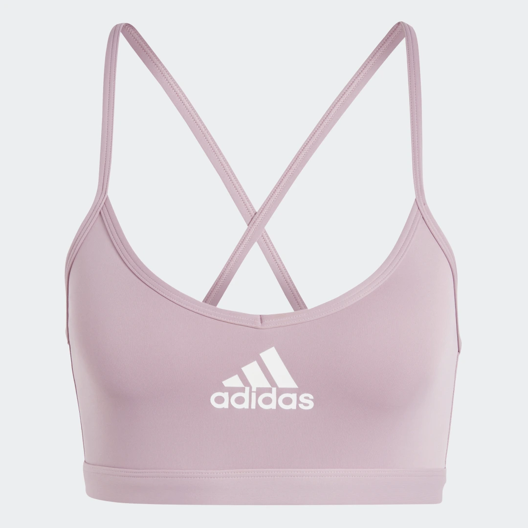 Detalle de Sujetador AeroReact Training Light-Support de Adidas: guía de compra y uso real