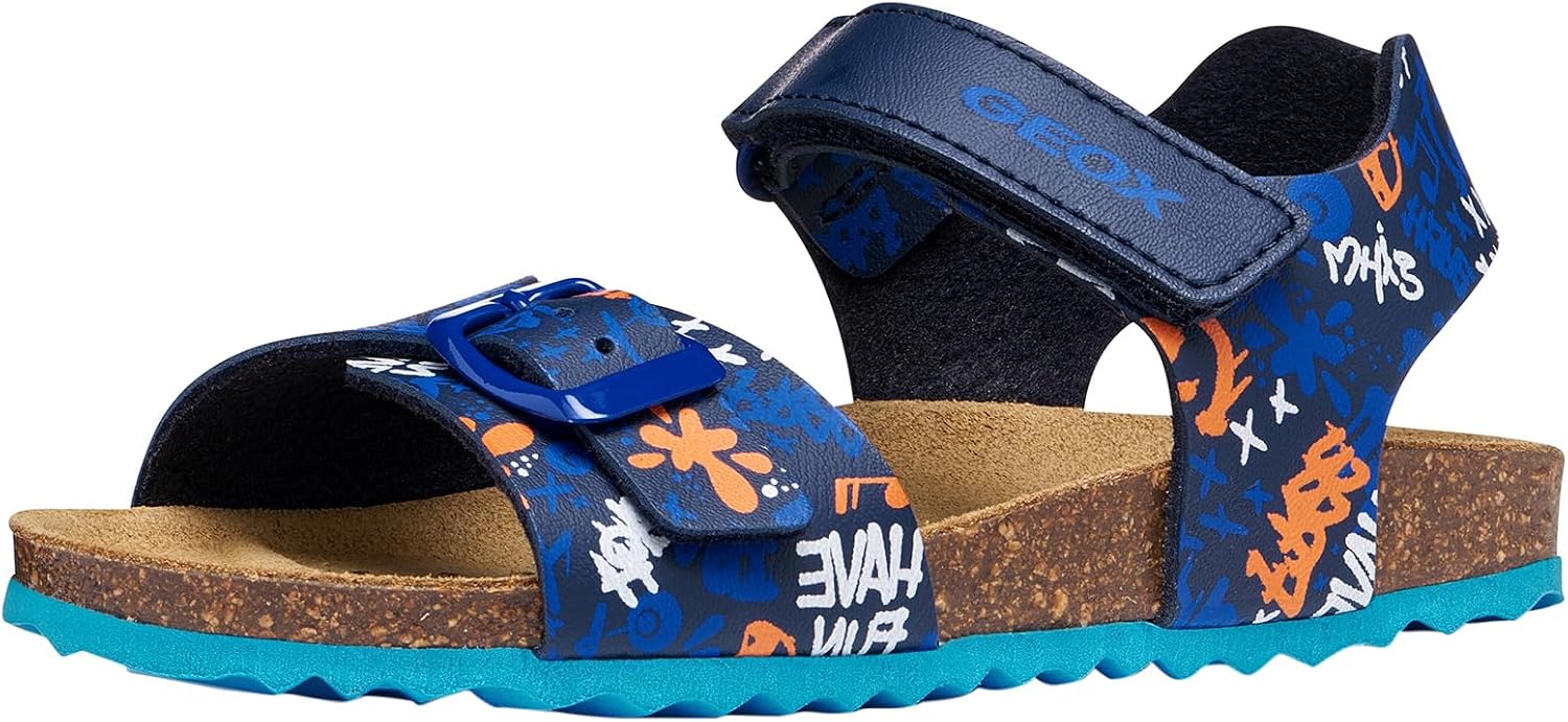 Detalle 1 de Geox J Ghita Boy B sandaloBambini e ragazzi: sandalo traspirante per l’estate