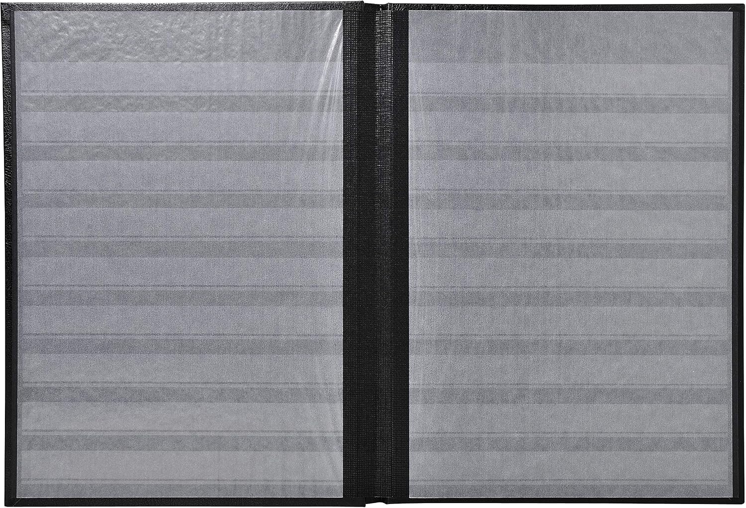 Detalle 1 de Exacompta Classic frimärksalbum i blå läderimitation, 48 sidor