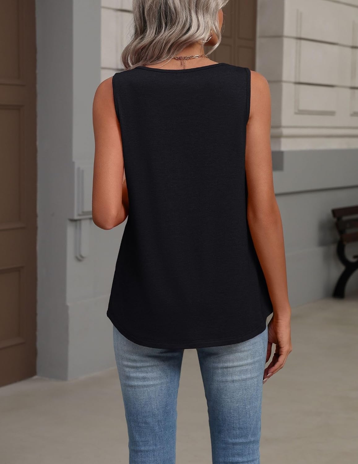 Thumbnail 4 de Zeagoo Women's Tank Tops Summer Sleeveless Loose Fit